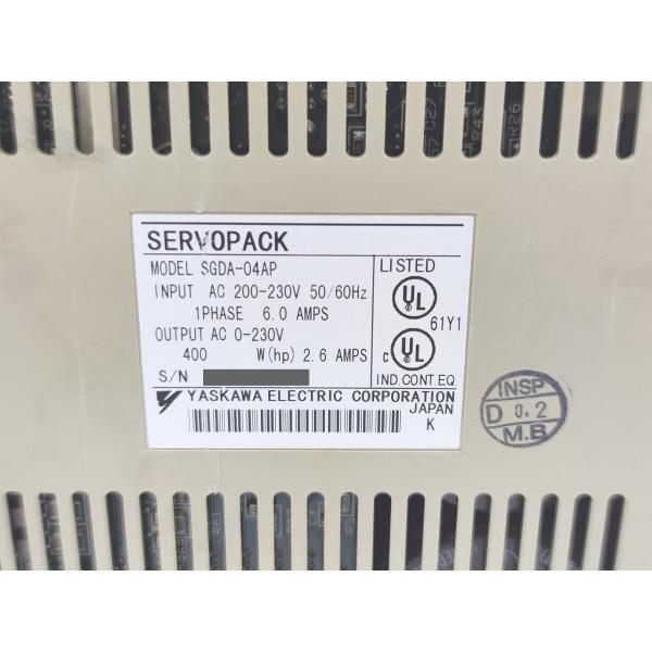 中古 安川 SGDA-04AP その1