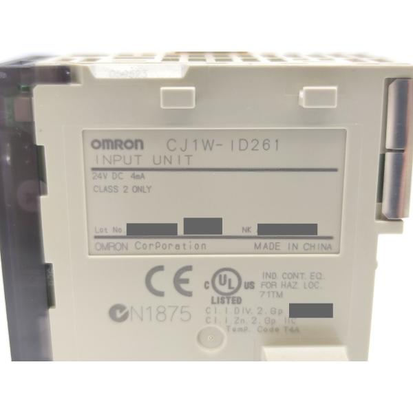 中古 オムロン OMRON CJ1W-ID261 24VDC 4mA