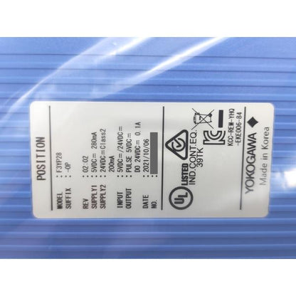 新品 横河電機 F3YP28-0P
