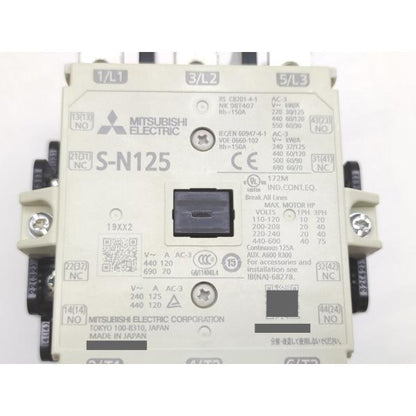 箱いたみあり 未使用 三菱 MITSUBISHI MSO-N125 200V 30kW AC200V 2a2b