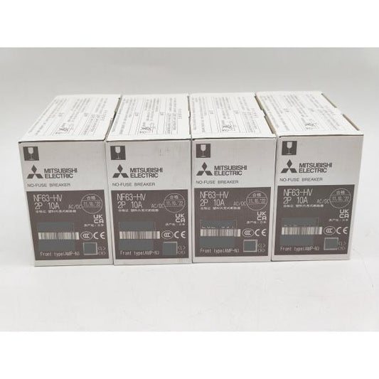 4点セット 新品 三菱 MITSUBISHI NF63-HV 2P 10A