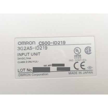 箱マジック書込いたみあり 開封済み 未使用 オムロン OMRON C500-ID219 3G2A5-ID219