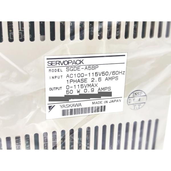 箱汚れあり 中古か未使用か不明 安川電機 YASKAWA SGDE-A5BP