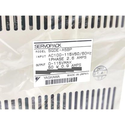 箱汚れあり 中古か未使用か不明 安川電機 YASKAWA SGDE-A5BP