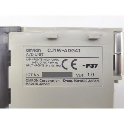 箱いたみあり 未使用 オムロン OMRON CJ1W-ADG41 Ver1.0