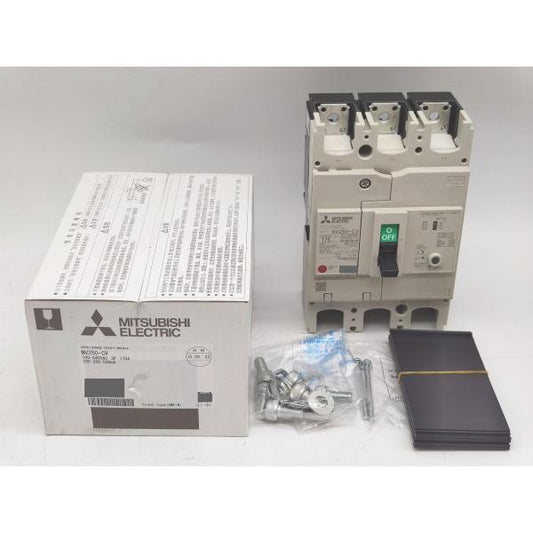 箱いたみあり 未使用 三菱 MITSUBISHI NV250-CV 100-440VAC 3P 175A 100・200・500mA