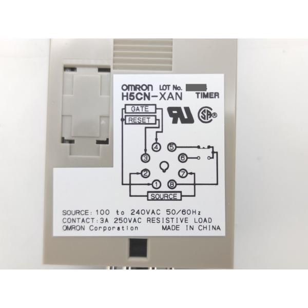箱汚れいたみあり 未使用 オムロン OMRON H5CN-XAN 99.99s 100 to 240VAC