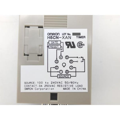 箱汚れいたみあり 未使用 オムロン OMRON H5CN-XAN 99.99s 100 to 240VAC