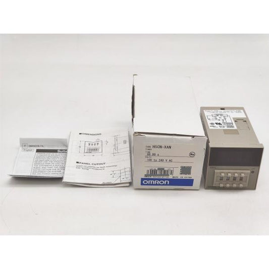箱汚れいたみあり 未使用 オムロン OMRON H5CN-XAN 99.99s 100 to 240VAC