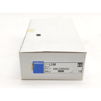 本体10個入り 箱汚れいたみあり 未使用 オムロン OMRON LY4N 200/220VAC