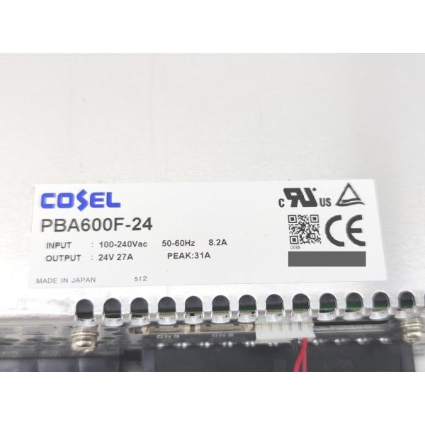 箱汚れ・いたみあり 未使用 コーセル COSEL PBA600F-24 24V 27A