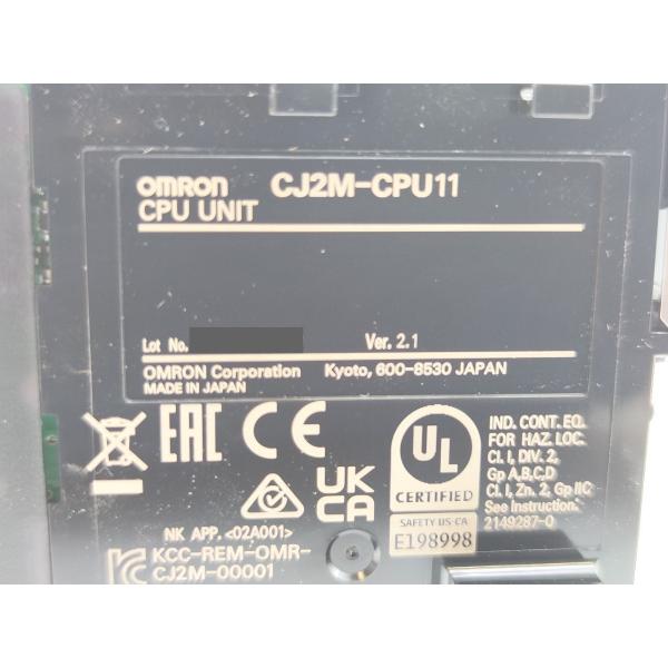 箱開封済み 箱マジック書込あり 未使用 オムロン OMRON CJ2M-CPU11 Ver.2.1