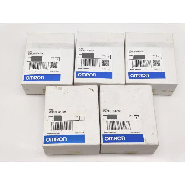 中古 オムロン OMRON C200H-BAT09 本体×5 (うち緑色×2 茶色×3)