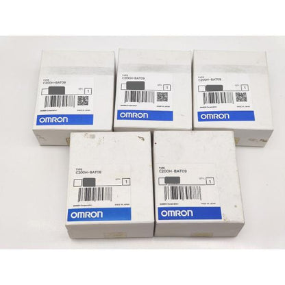 中古 オムロン OMRON C200H-BAT09 本体×5 (うち緑色×2 茶色×3)
