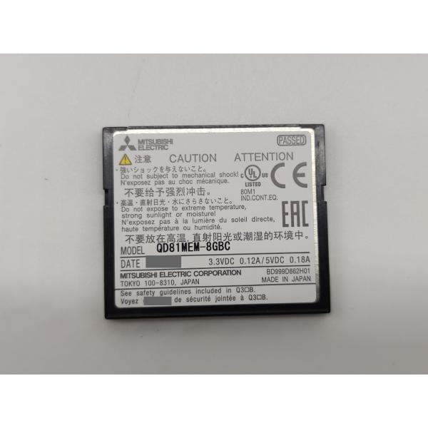 中古 三菱 コンパクトフラッシュカード 8G QD81MEM-8GBC