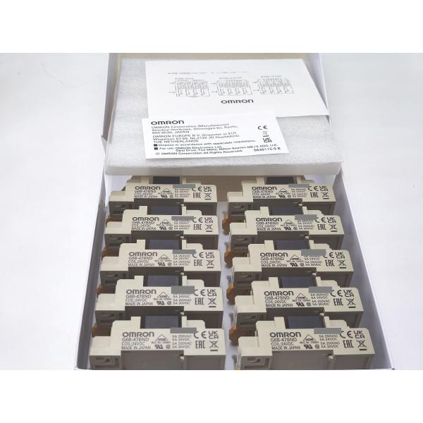 10個入り 箱のみ開封済み 新品 オムロン G6B-47BND DC24V OMRON