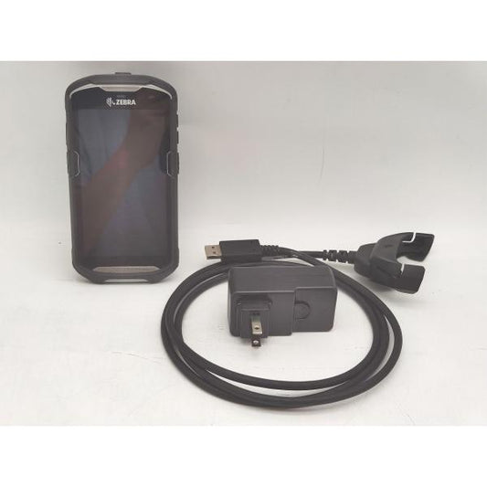 電源とタッチパネル反応CK 中古 ZEBRA 業務用タッチコンピュータ ハンディターミナル TC510K 本体 ケース コード アダプタ その3