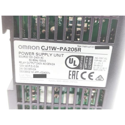 中古 オムロン OMRON CJ1W-PA205R