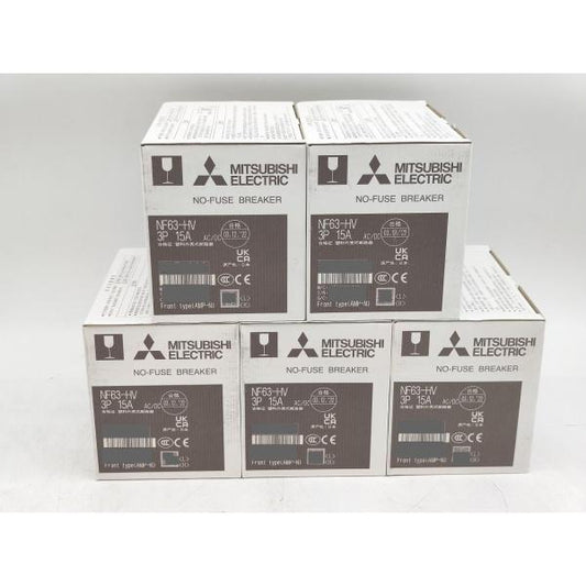 本体×5セット 新品 三菱 MITSUBISHI NF63-HV 3P 15A その1