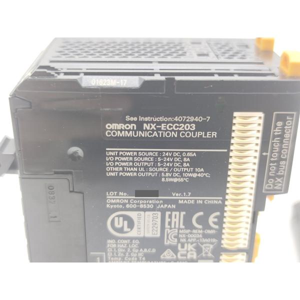 中古 オムロン OMRON NX-ECC203 Ver.1.7 その4