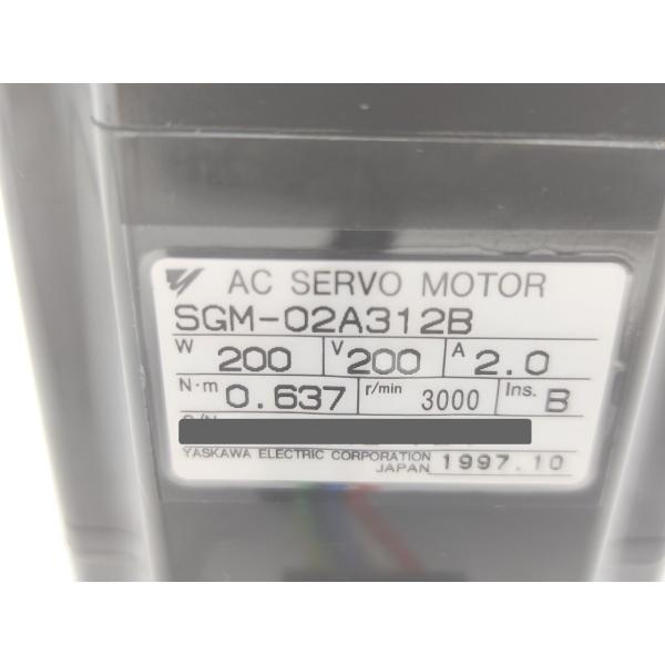 本体いたみあり 中古 安川電機 YASKAWA SGM-02A312B