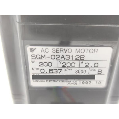 本体いたみあり 中古 安川電機 YASKAWA SGM-02A312B
