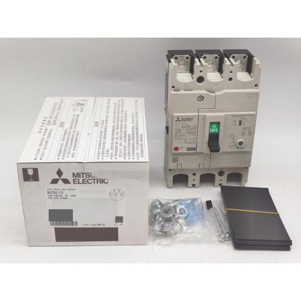 箱いたみあり 新品 三菱 MITSUBISHI NV250-CV 100-440VAC 3P 225A 100・200・500mA その1