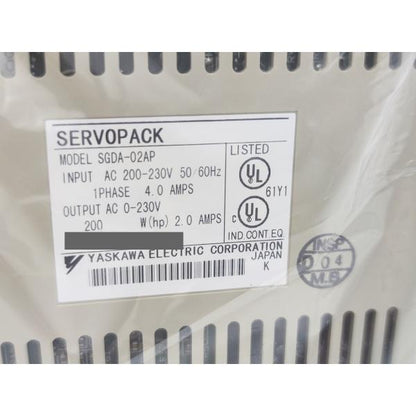 箱いたみあり 未使用 安川電機 YASKAWA SGDA-02AP その1