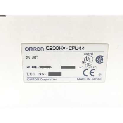 中古 オムロン OMRON C200HX-CPU44 C200HW-COM01セット