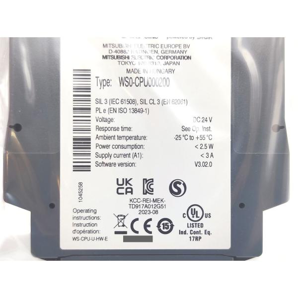 2023年製 箱マジック書込・いたみあり 未使用 三菱 MITSUBISHI 新品 WS0-CPU000200 その2