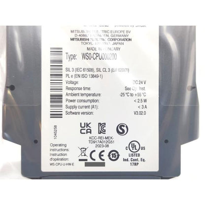 2023年製 箱マジック書込・いたみあり 未使用 三菱 MITSUBISHI 新品 WS0-CPU000200 その2