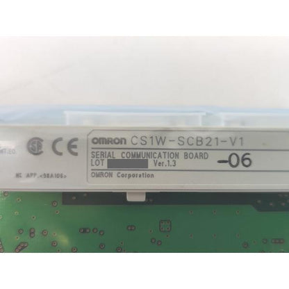 箱汚れ・いたみあり  未使用 オムロン OMRON CS1W-SCB21-V1-06 Ver.1.3