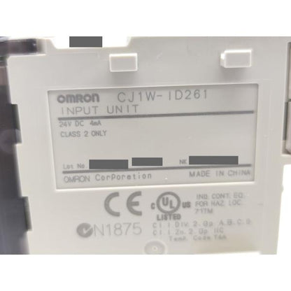 中古 オムロン OMRON CJ1W-ID261 24VDC 4mA その1