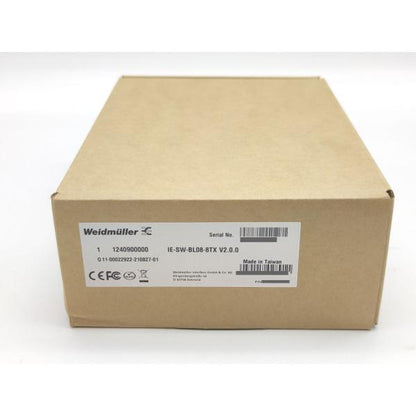 箱いたみあり 新品  Weidmuller IE-SW-BL08-8TX V2.0.0