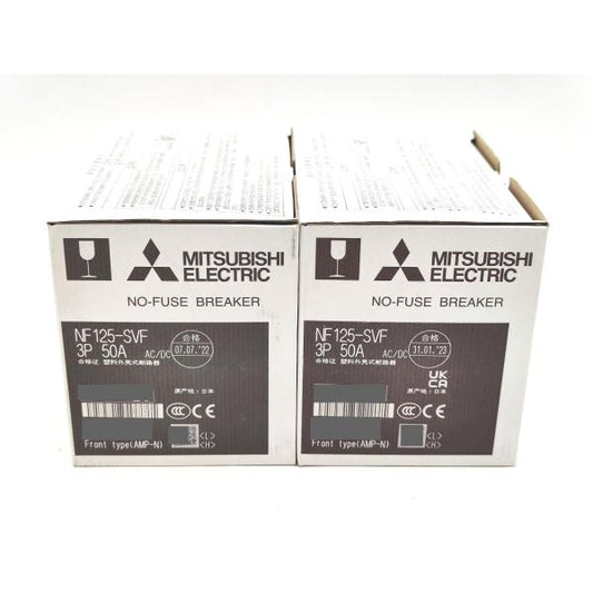 ２点セット 新品 三菱 MITSUBISHI NF125-SVF 3P 50A