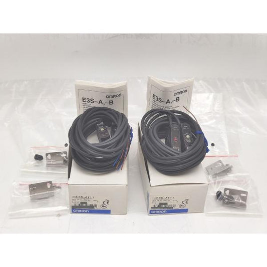 2点セット 未使用 オムロン OMRON E3S-AT11 10to30VDC 2m