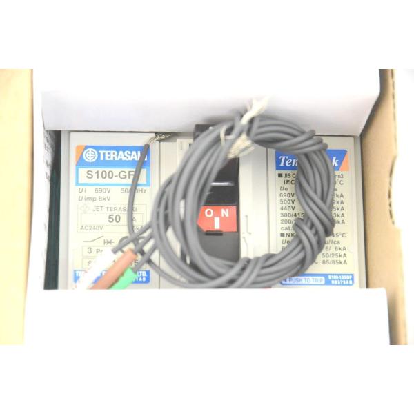 新品 寺崎電気産業 S100-GF 3P 50A 漏電遮断器 ノーヒューズブレーカー