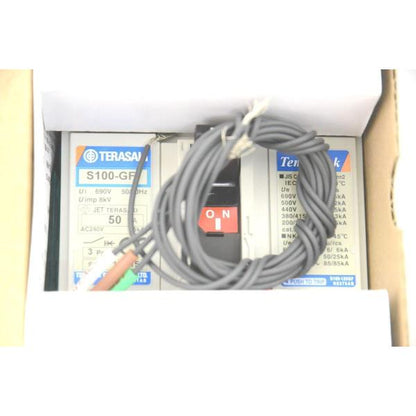 新品 寺崎電気産業 S100-GF 3P 50A 漏電遮断器 ノーヒューズブレーカー