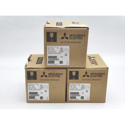 3台セット 箱いたみあり 新品 三菱 MITSUBISHI NV50-SVFU 2P 15A 30mA