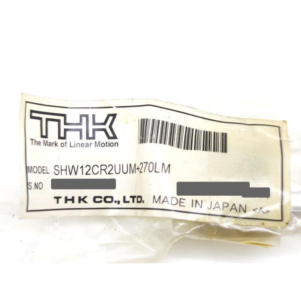 汚れあり 未使用 THK SHW12CR2UUM＋270LM その1