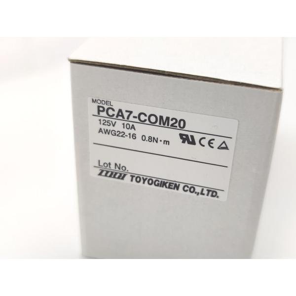 新品 東洋技研 TOYOGIKEN PCA7-COM20 125V 10A 本体10セット