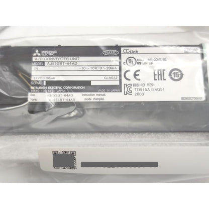 2020年製 新品 三菱 MITSUBISHI AJ65SBT-64AD