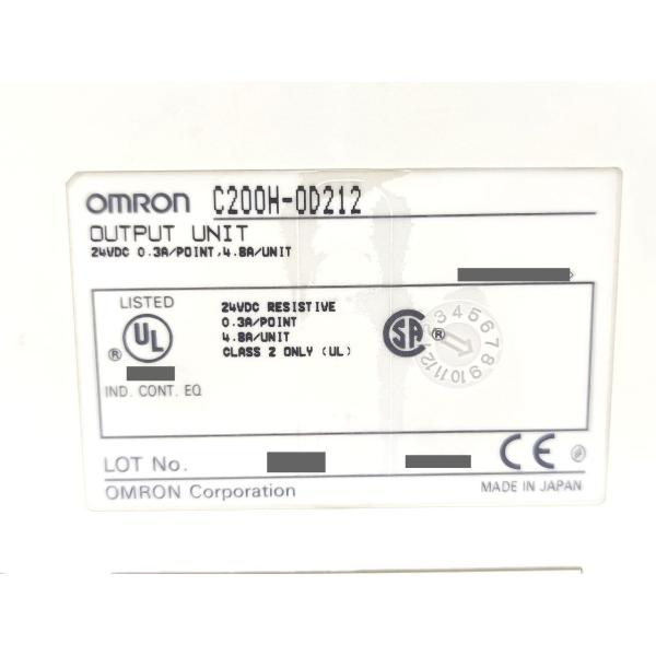 汚れあり 中古 オムロン OMRON C200H-OD212 6点セット