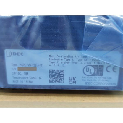新品 IDEC HG2G-V5FT22TF-W