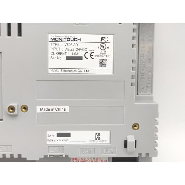 中古 富士電機 FujiElectric MONITOUCH V808iSD