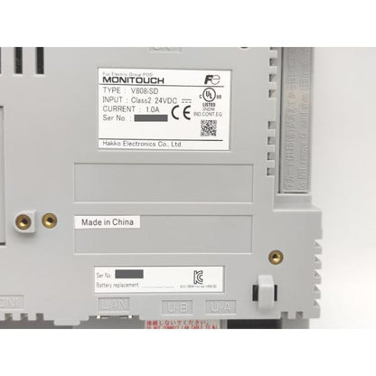 中古 富士電機 FujiElectric MONITOUCH V808iSD