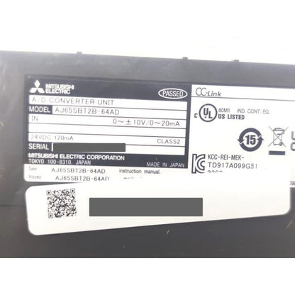 2023年 新品 三菱 MITSUBISHI AJ65SBT2B-64AD