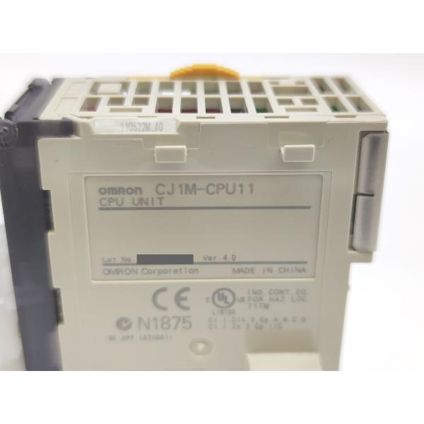 汚れあり 中古 オムロン OMRON CJ1M-CPU11 Ver.4.0