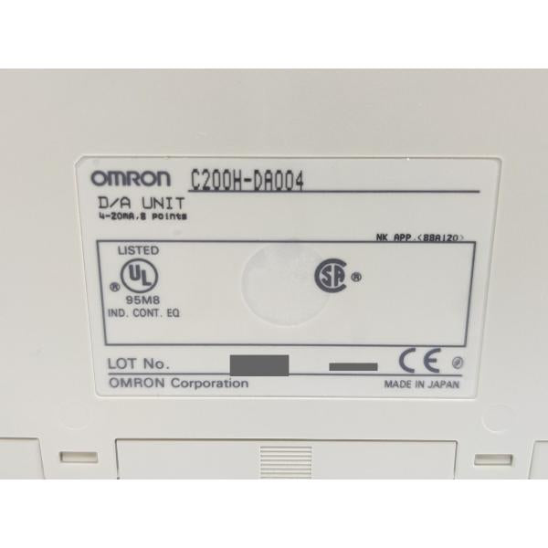 箱汚れいたみあり 未使用 オムロン OMRON C200H-DA004