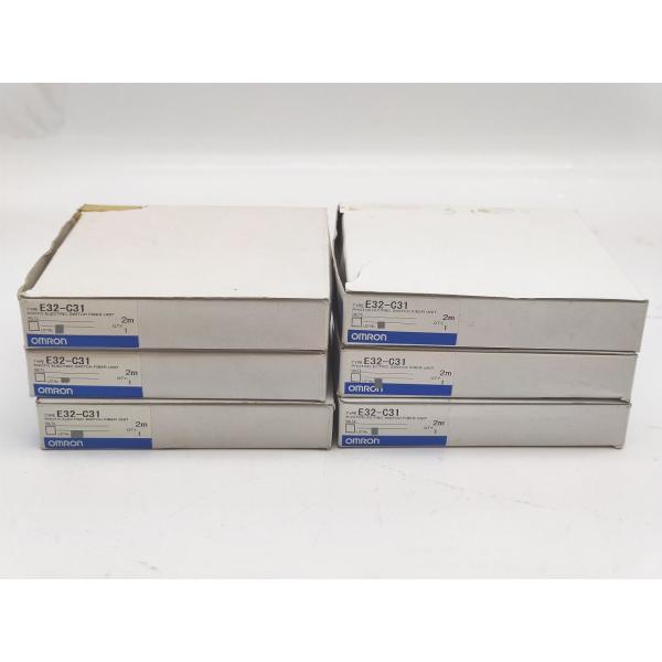 6点セット 箱いたみあり 付属品4点なし 中古か未使用か不明 オムロン OMRON E32-C31 2m